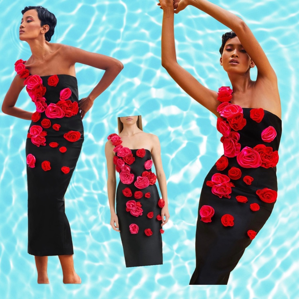 Bandage Rose Dress